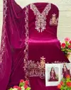 Florent 1024 A To D Winter Wear Velvet Pakistani Suits Orders In India